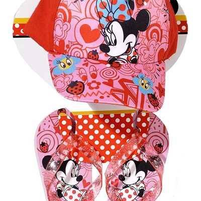 Summer Set (cap plus flip flops) Minnie Mouse - 93145