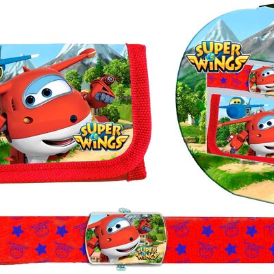 Set regalo (portafoglio più cintura) Super Wings - 94822