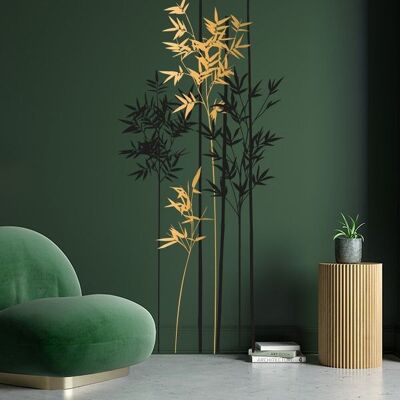 Dekorativer Wandaufkleber Bambus