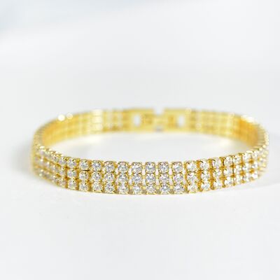 Sparkling zircon bracelet
