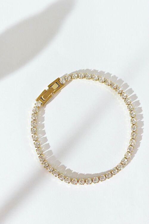 Bracelet zirconium blanc