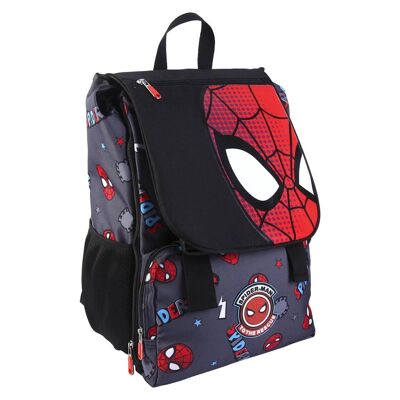 LARGE EXTENDABLE SCHOOL BACKPACK SPIDERMAN - 2100004006