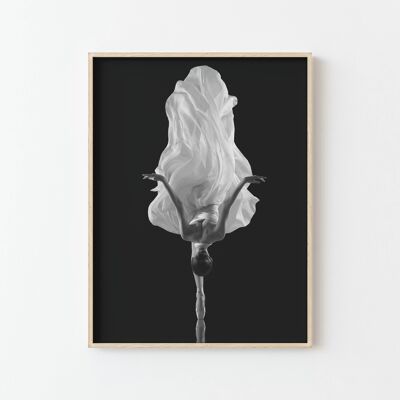 Póster en blanco y negro: decoración elegante para tu espacio interior