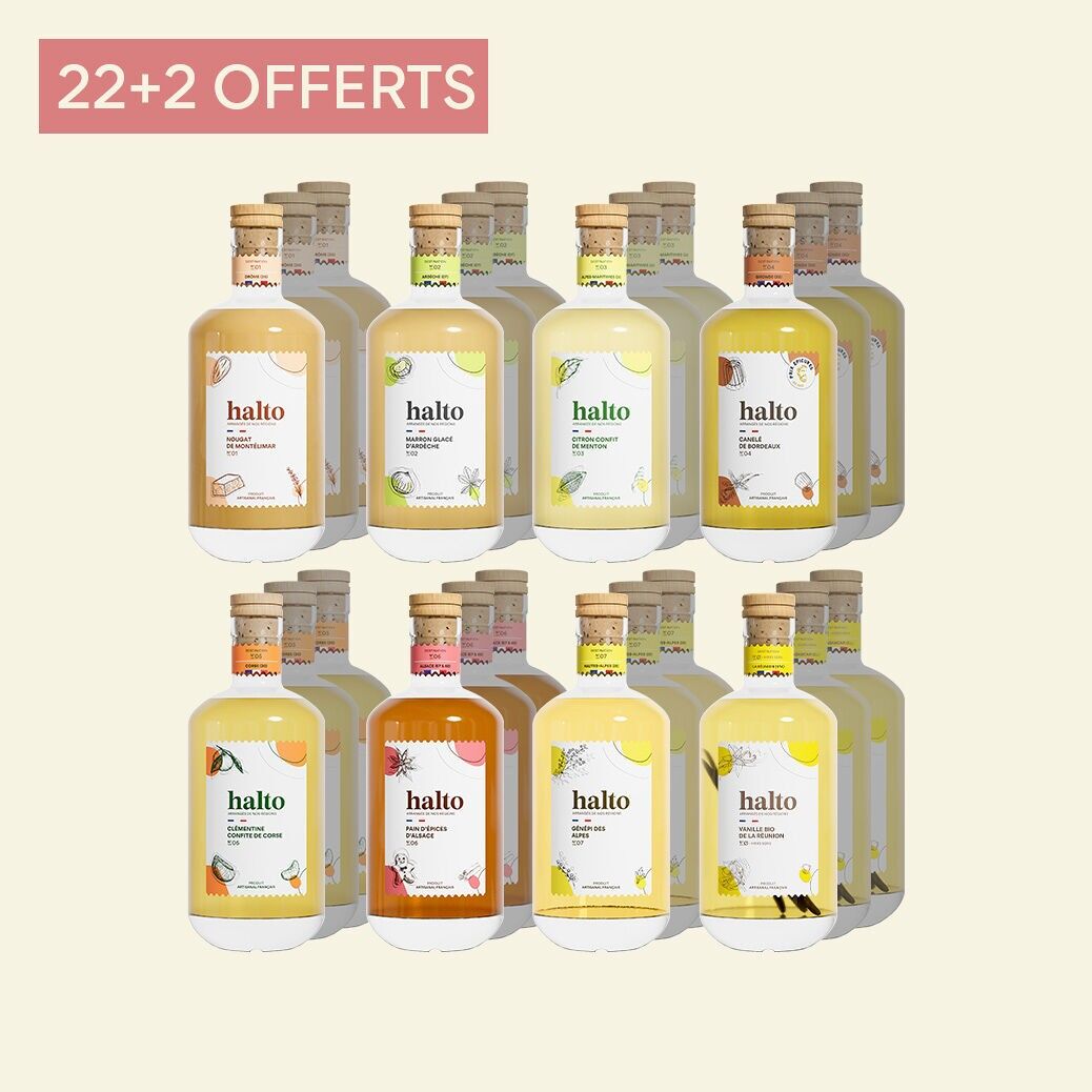CONFEZIONE MEDIA *IMPIANTO* - 24 Rum Aromatizzati 70cl 30°