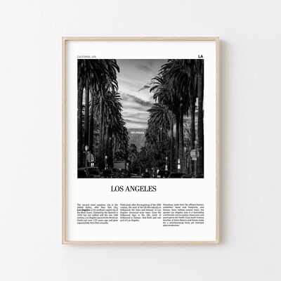 Das Plakat von Los Angeles: eine Vintage-Hommage