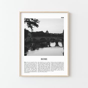 AFFICHE ROME - Ponte Sisto