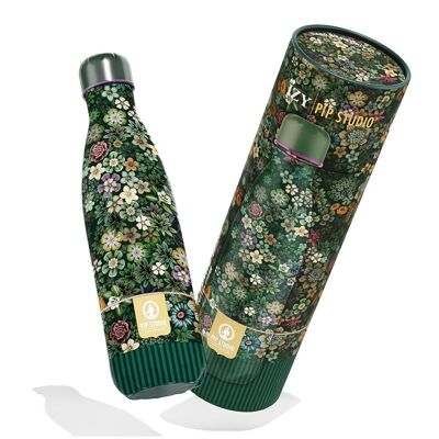 Floral Prints Stainless Steel Water Storage Bottle 500mL