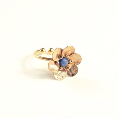 Jolie Anemone Ring - Sodalite