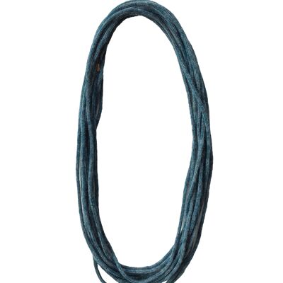 StrckKette "SloWool" blaupetrol/petrol