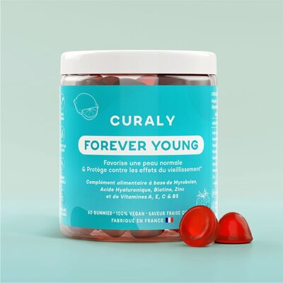 Forever Young Gummies - Peau parfaite. Éclat de jeunesse. Anti edad.