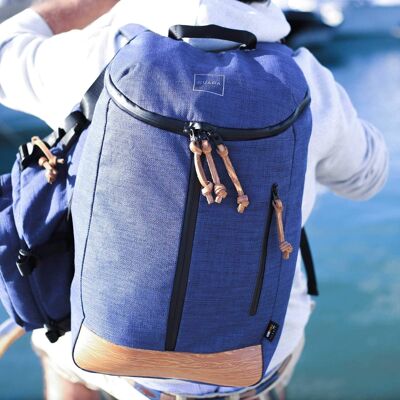 Blue Quick Access Backpack | 24 Litre