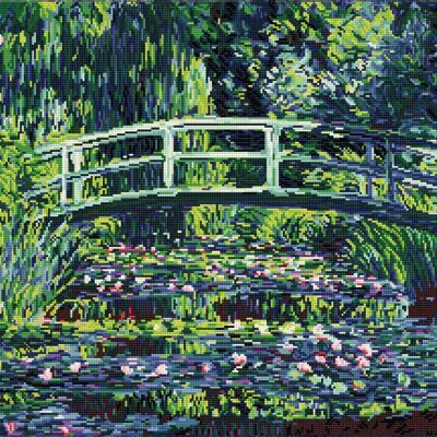 The Water Lilies (Monet) - Square diamonds