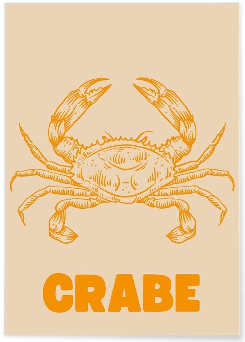 Affiche Crabe