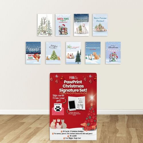 Pet Christmas Card Paint Kit