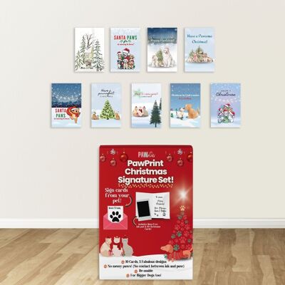 Kit per dipingere cartoline di Natale per animali domestici