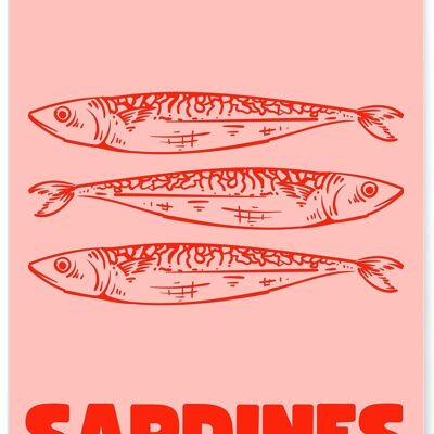 Sardinen-Poster