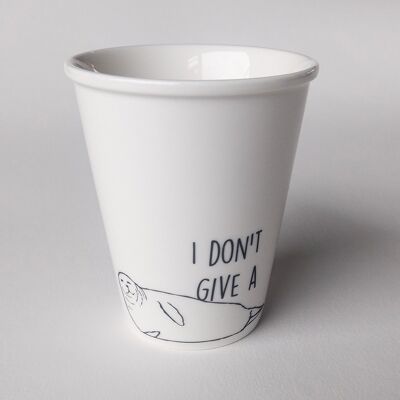 Tumbler 'I don't give a seal'