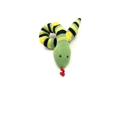 Sonajero de serpientes de juguete para bebé - manzana