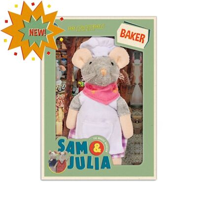 Kids Plush Toy- Mouse Baker (12cm) - The Mouse Mansion