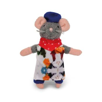 Peluche pour enfants - Artiste souris (12 cm) - The Mouse Mansion 2