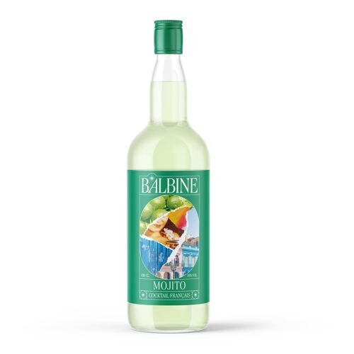 Balbine Mojito 1L - 18° | Cocktail Prêt-à-Boire