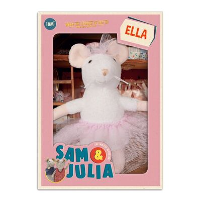 Knuffel Muis Ella (12 cm) - Het Muizenhuis