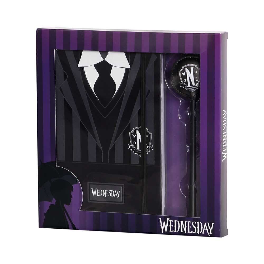 Wednesday Uniform-Geschenkbox mit Tagebuch und Modestift