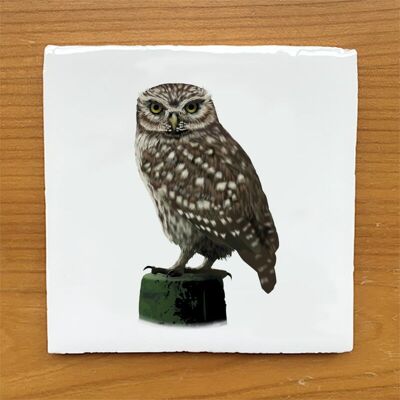 Little Owl – Vintage Style Tile