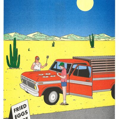 Poster Simon Bailly - Se non hai il fornello, usa un pick-up