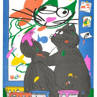 Affiche Angela Kirkwood - If pets could paint