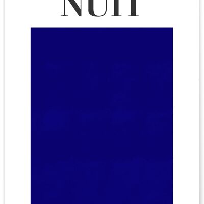 Midnight Blue Poster