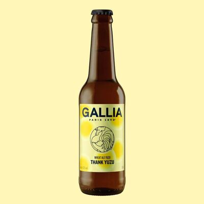 Gallia Organic Beer🍈 Thank Yuzu - White beer