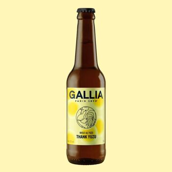 Bière Gallia Bio🍈 Thank Yuzu - Bière blanche 1