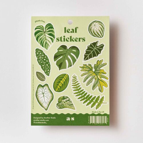 Houseplant Leaves Sticker Sheet