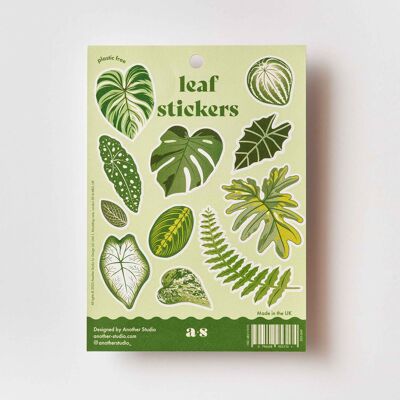 Houseplant Leaves Sticker Sheet