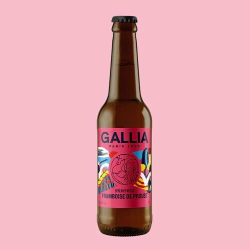 Bière Gallia 🍓 Framboise de Proust - Berliner Weisse Framboise