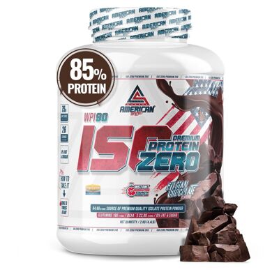 AS American Supplement | Premium Iso Zero 2kg | Chocolate | Whey Protein | Help Increase your Muscle Mass | Low Carb | 0% Sugars…
