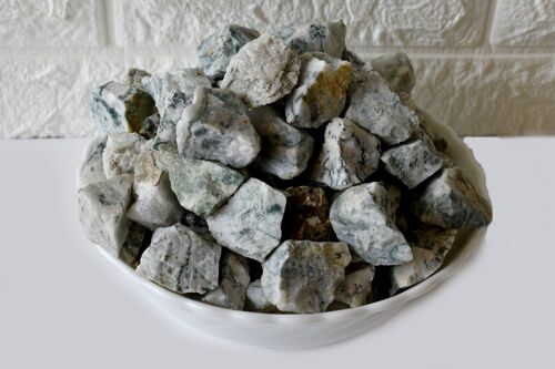 1Pc Tree Agate Rough Stone ~ 1 inch Raw Crystals
