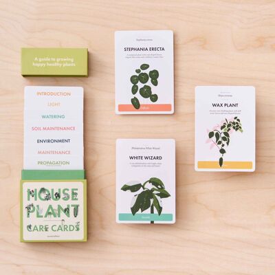 Houseplant Care Cards, edition 2