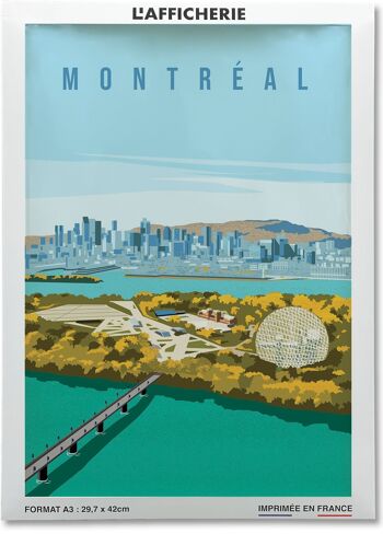 Affiche ville Montréal 2