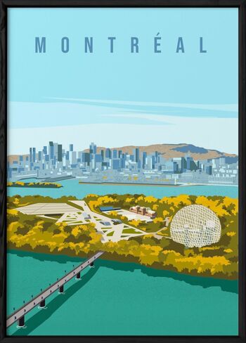Affiche ville Montréal 3