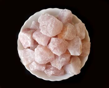 1Pc Rose Quartz Rough Stone~ 1 inch Raw Crystals 4
