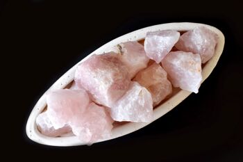 1Pc Rose Quartz Rough Stone~ 1 inch Raw Crystals 5