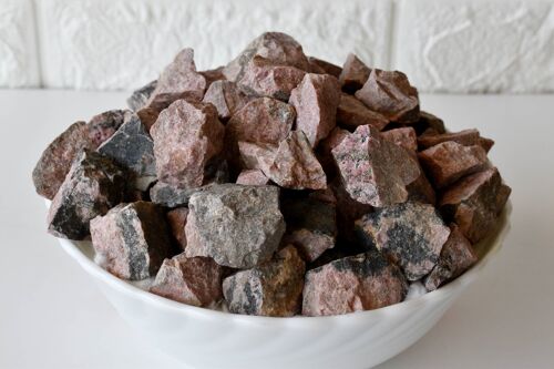 1Pc Rhodonite Rough Stone~ 1 inch Raw Crystals