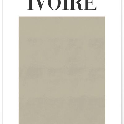 Ivory Brown Poster