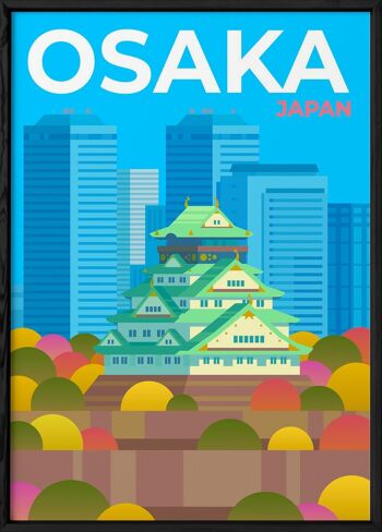 Affiche ville Osaka 3