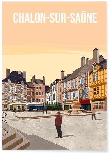 Affiche ville Chalon-sur-Saône 1