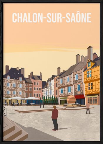 Affiche ville Chalon-sur-Saône 3