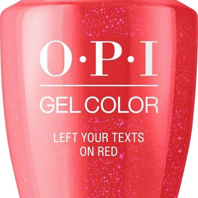 OPI GC - LEFT YOUR TEXTS ON RED 15 ML