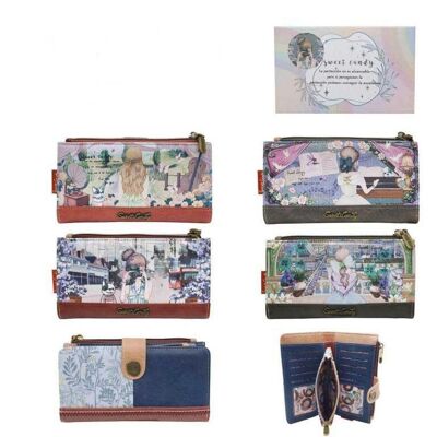 Wallet with Wrist Design and Internal Pocket Sweet Candy